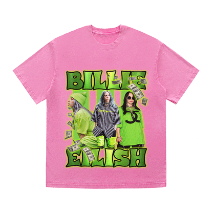 BILLIE EILISH HEAVY WEIGHT COTTON TEE-9120