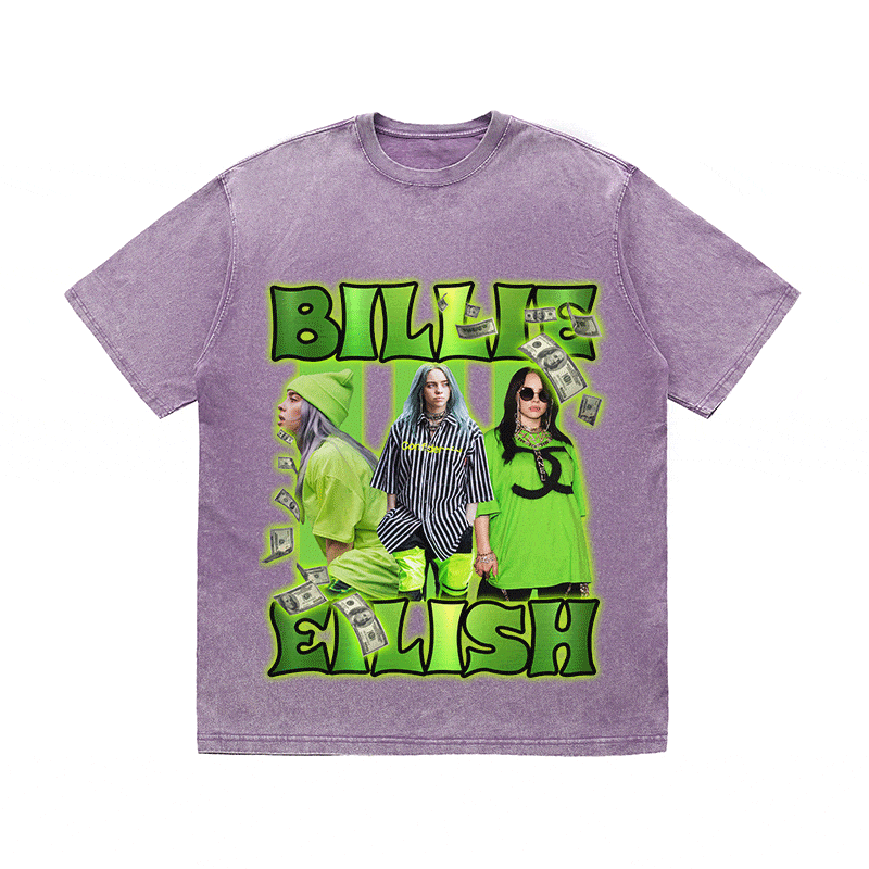 BILLIE EILISH HEAVY WEIGHT COTTON TEE-9120