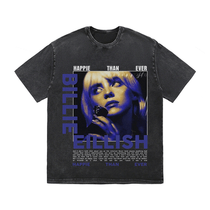 BILLIE EILLISH HEAVY WEIGHT COTTON TEE-8991