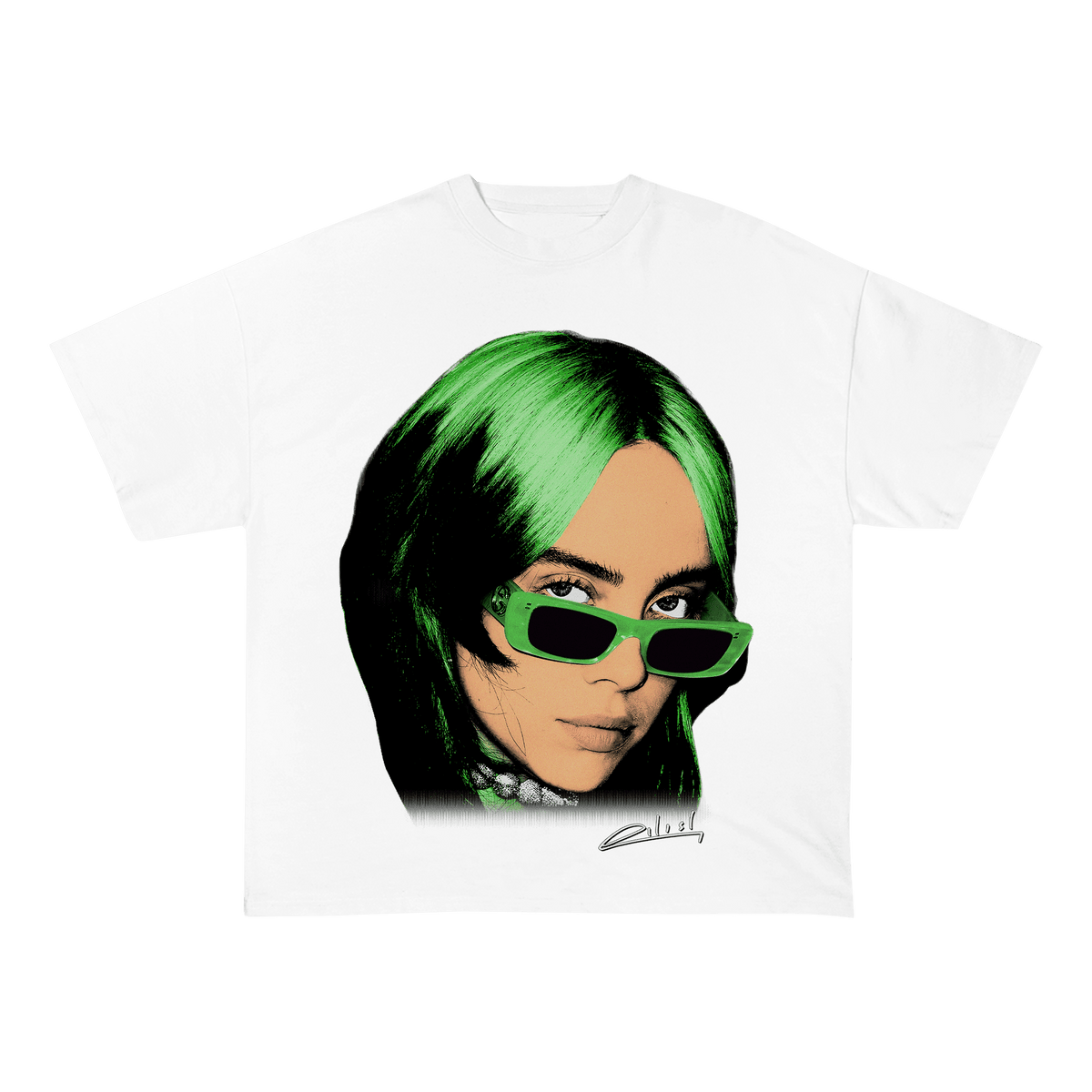 BILLIEEILISH HEAVY WEIGHT COTTON TEE-8039