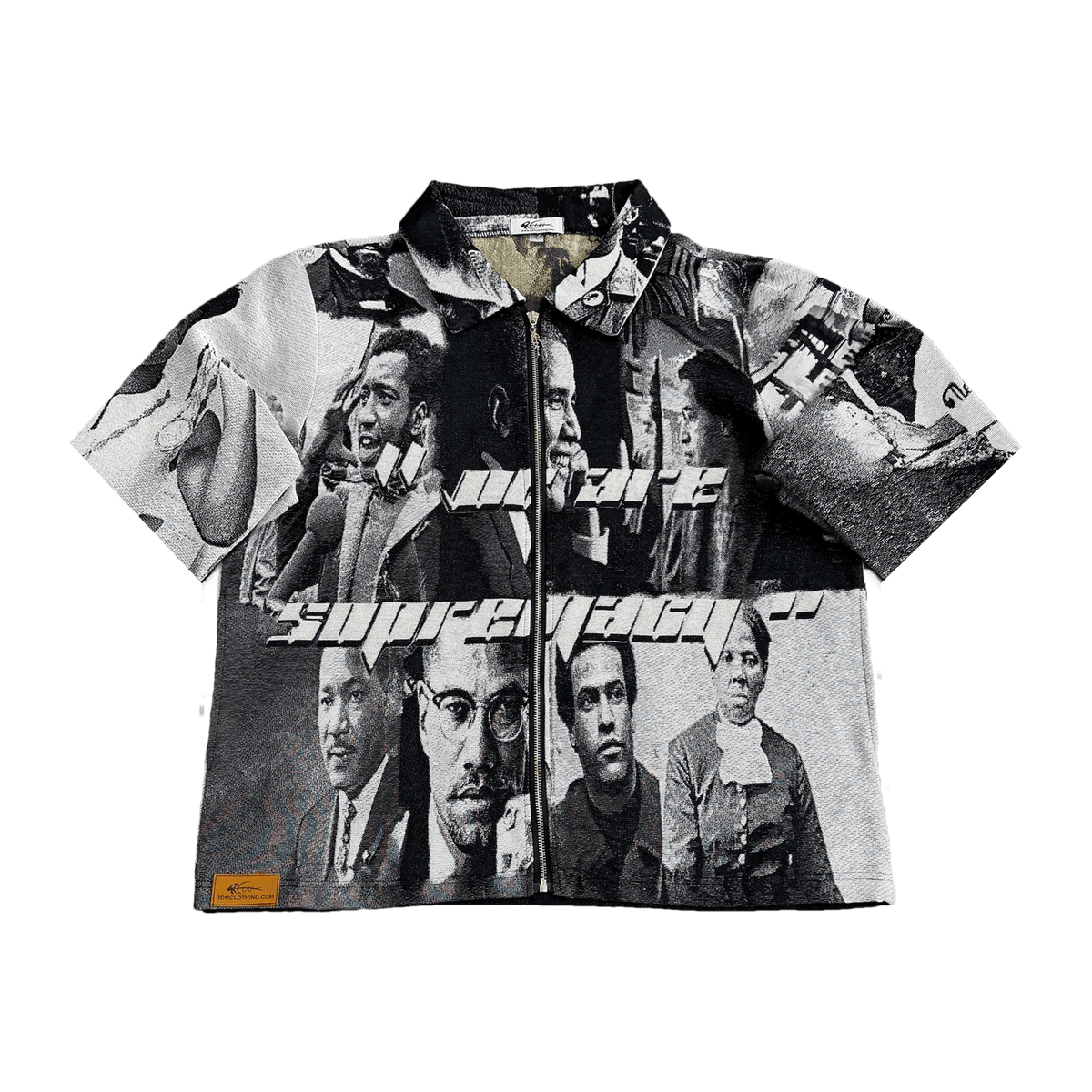 BLACK LEADER TAPESTRY TEE