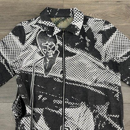 BLACK SCARFACE TAPESTRY JACKET