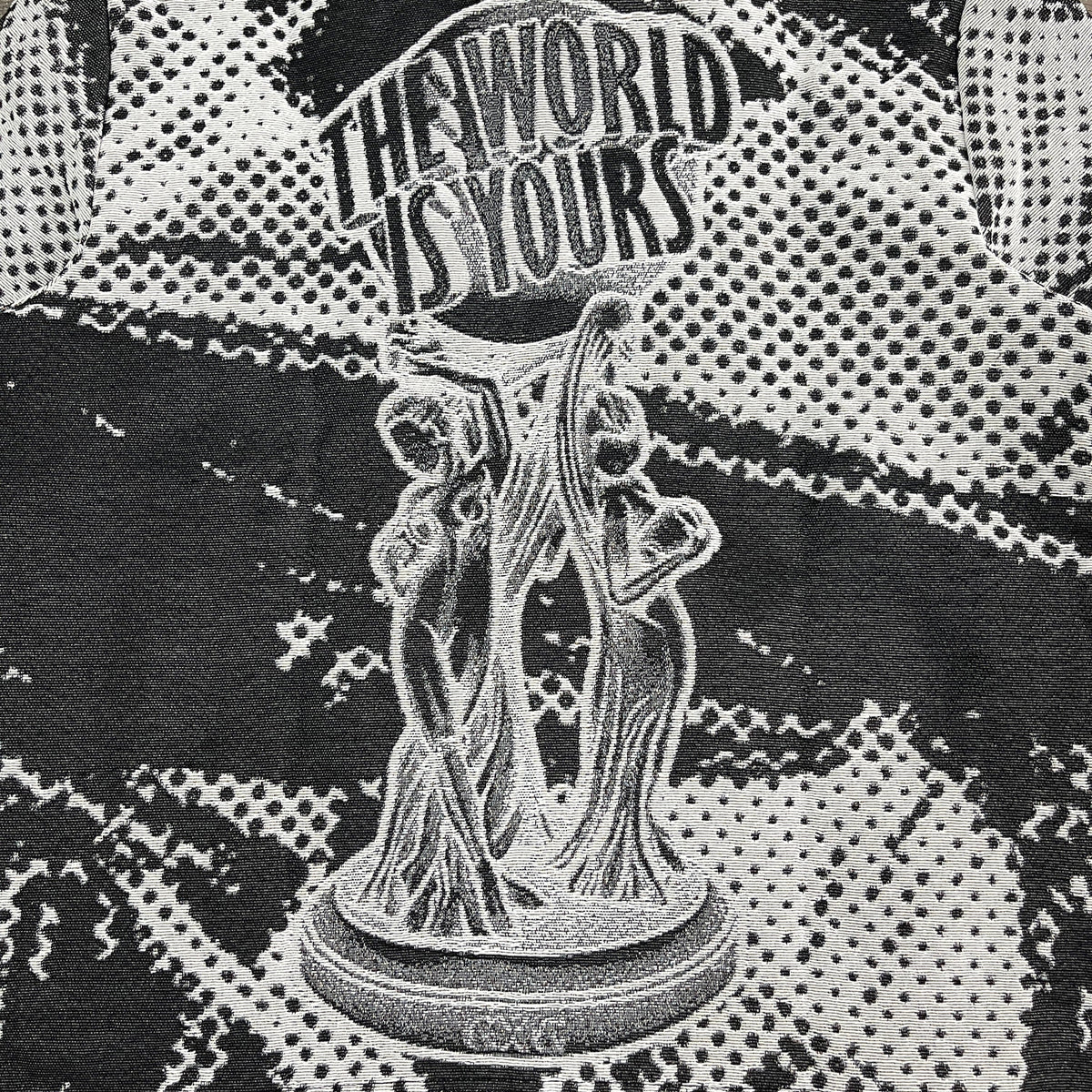 BLACK SCARFACE TAPESTRY JACKET