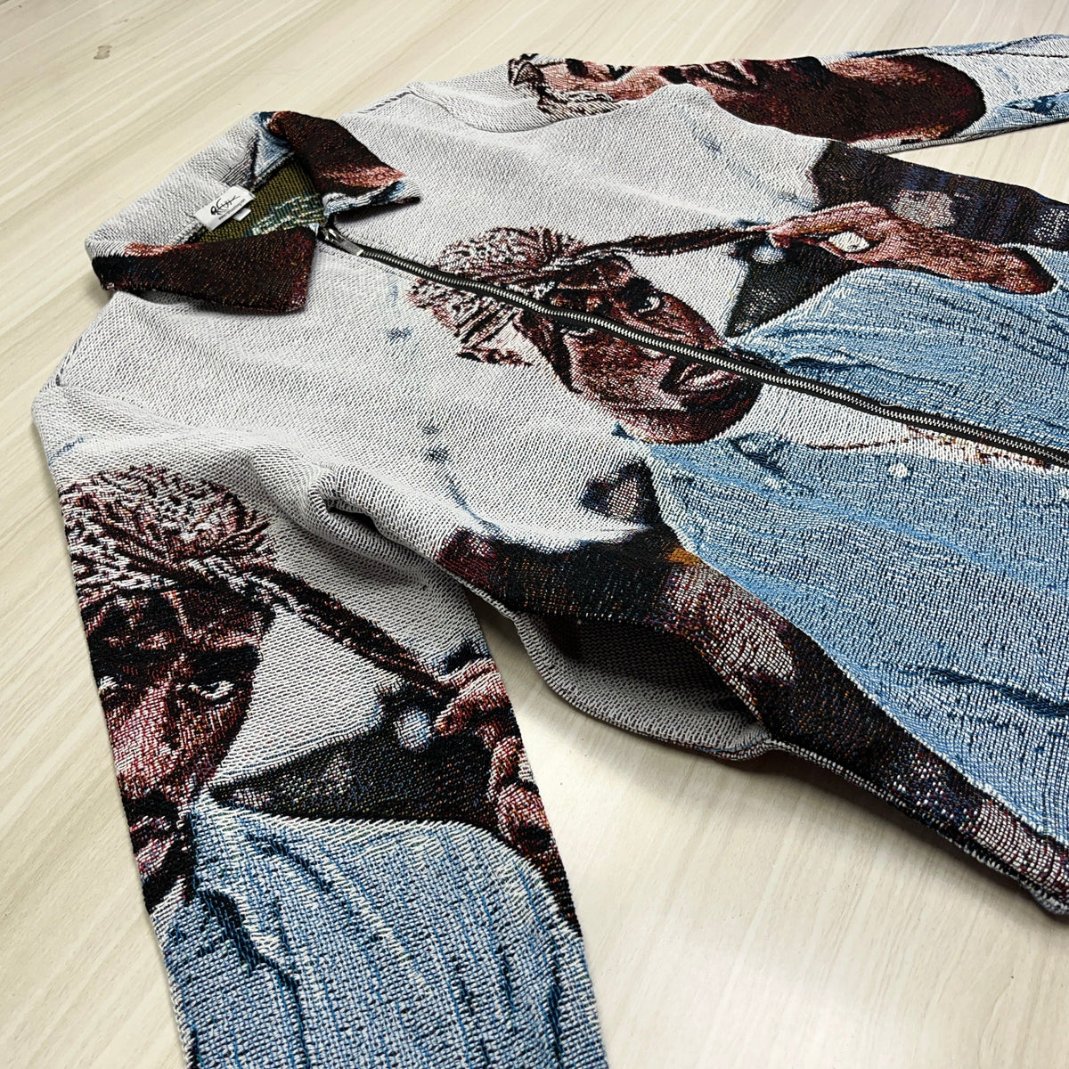 BLUE 2PAC TAPESTRY JACKET