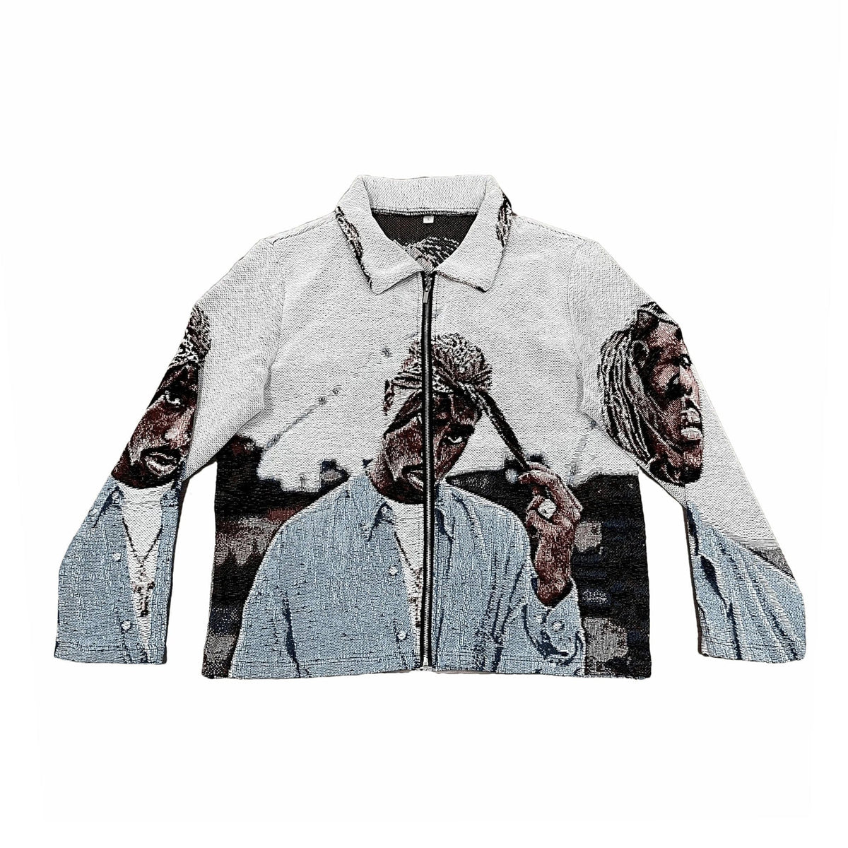 BLUE 2PAC TAPESTRY JACKET