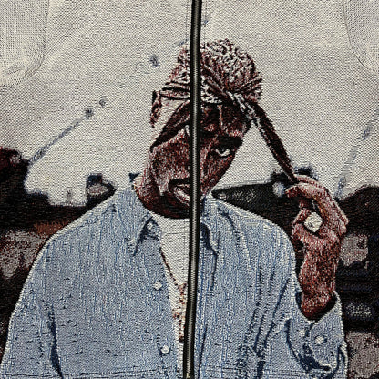BLUE 2PAC TAPESTRY JACKET
