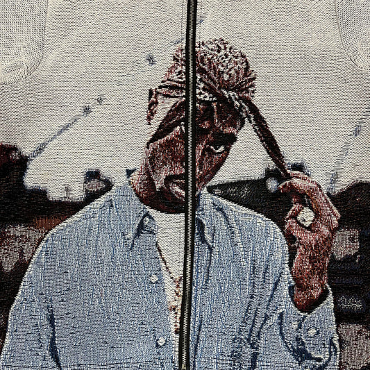 BLUE 2PAC TAPESTRY TEE