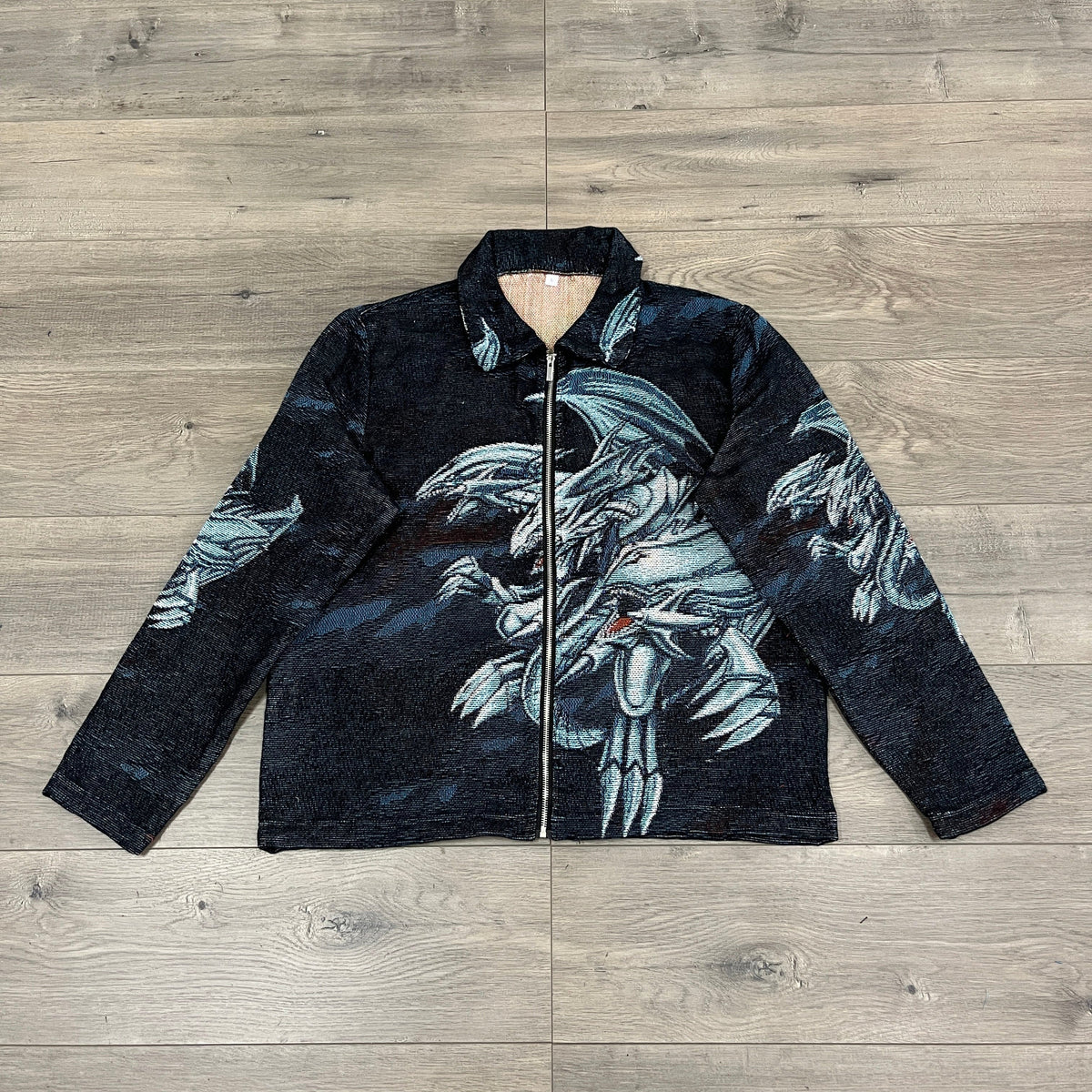 BLUE EYES WHITE DRAGON TAPESTRY JACKET