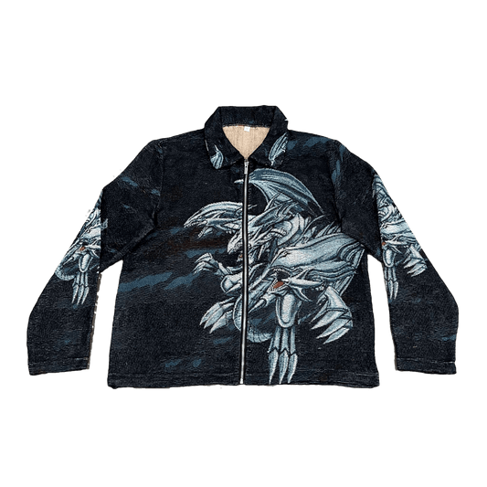 BLUE EYES WHITE DRAGON TAPESTRY JACKET