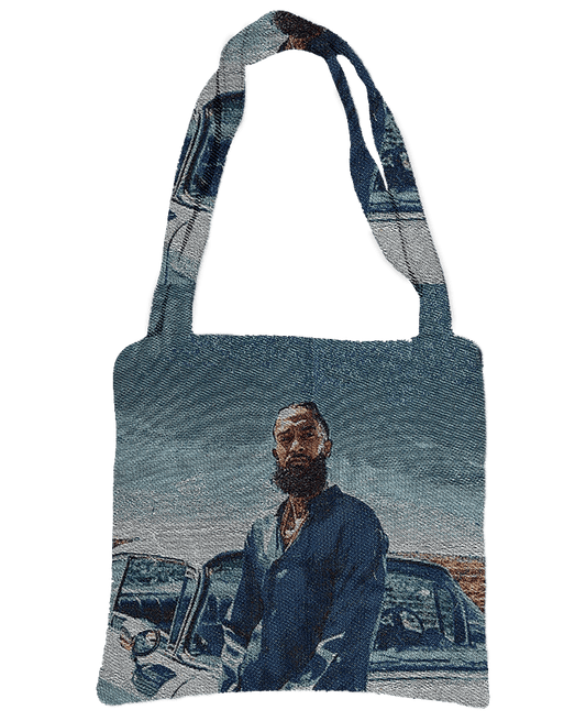 BLUE NIP TAPESTRY BAG