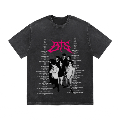 RDMCLOTHINGART tapestry hoodie BTS HEAVY WEIGHT COTTON TEE-8899