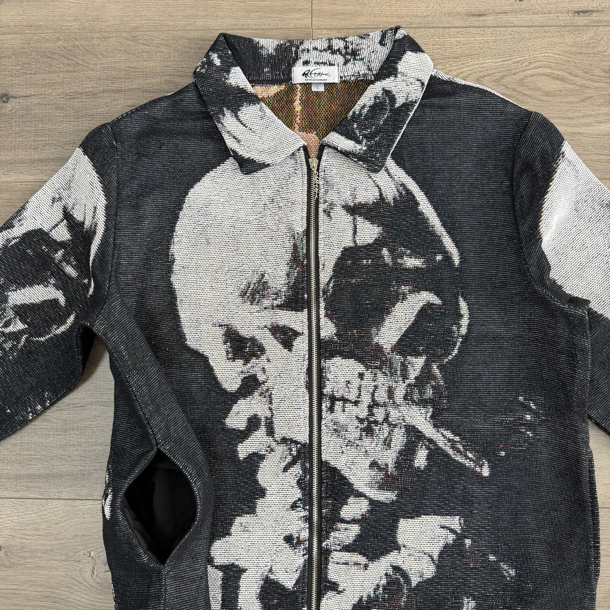 CIGARETTE SKULL TAPESTRY JACKET