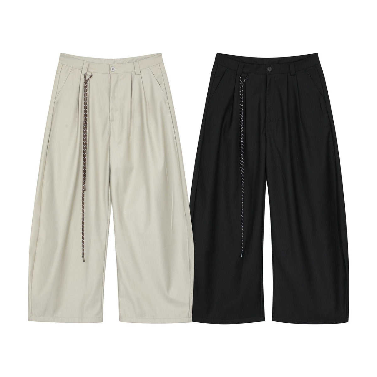 DESIGN RELAXED-FIT CASUAL PANTS-6006