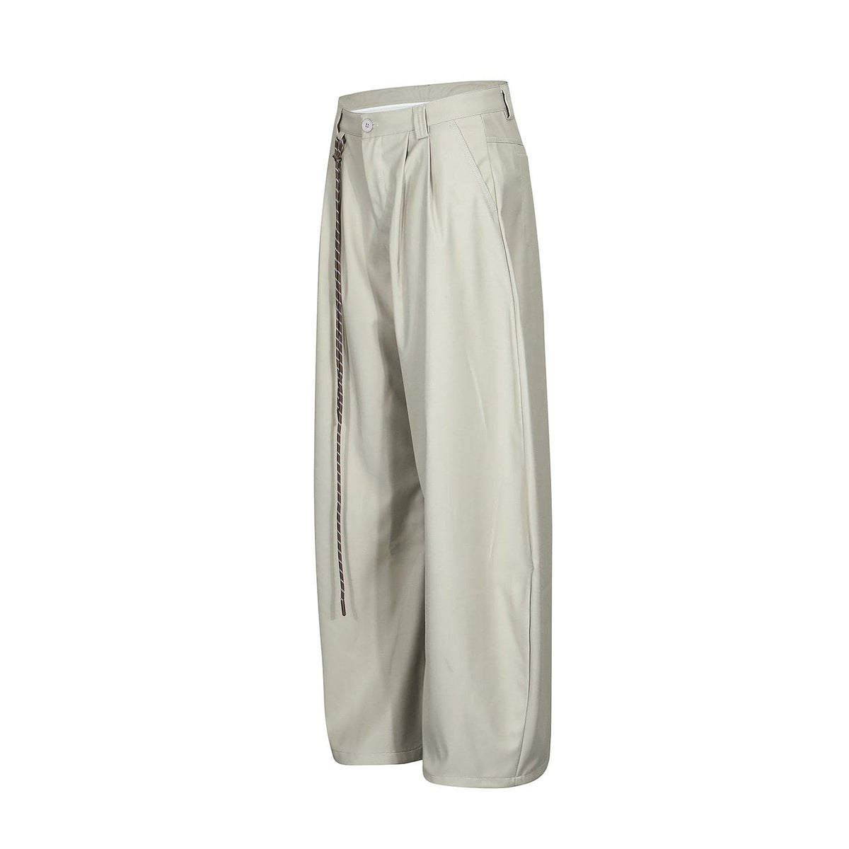 DESIGN RELAXED-FIT CASUAL PANTS-6006