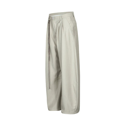 DESIGN RELAXED-FIT CASUAL PANTS-6006