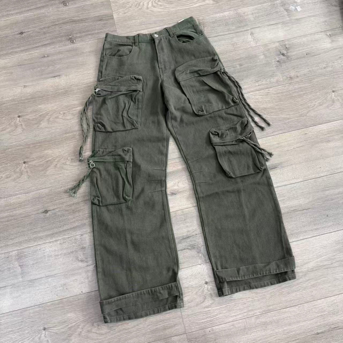 DESIGNER CARGO PANTS-9001