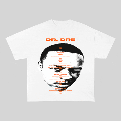RDMCLOTHINGART tapestry hoodie DR. DRE HEAVY WEIGHT COTTON TEE-8929