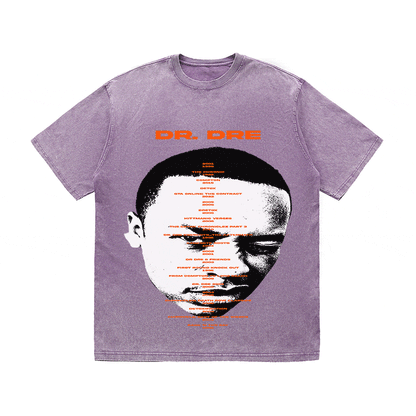 RDMCLOTHINGART tapestry hoodie DR. DRE HEAVY WEIGHT COTTON TEE-8929