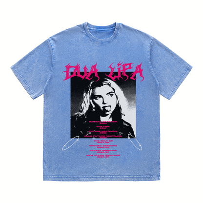 RDMCLOTHINGART tapestry hoodie DUA LIPA HEAVY WEIGHT COTTON TEE-8900