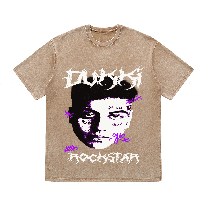 RDMCLOTHINGART tapestry hoodie DUKI HEAVY WEIGHT COTTON TEE-8876