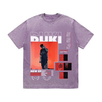 RDMCLOTHINGART tapestry hoodie DUKI HEAVY WEIGHT COTTON TEE-8995