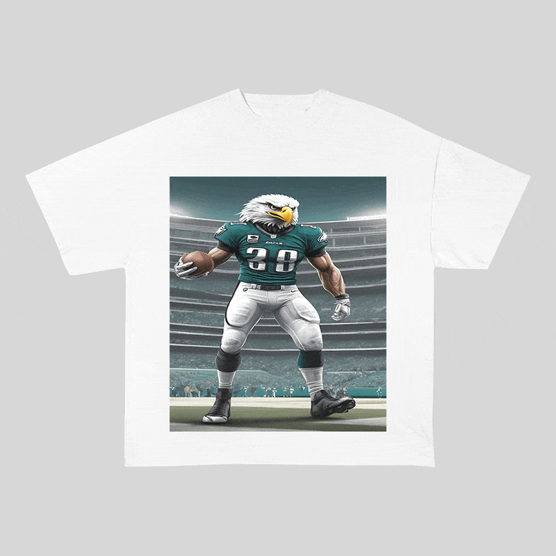 EAGLES HEAVY WEIGHT COTTON TEE-8800