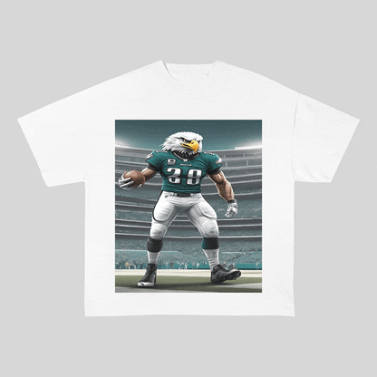 EAGLES HEAVY WEIGHT COTTON TEE-8800