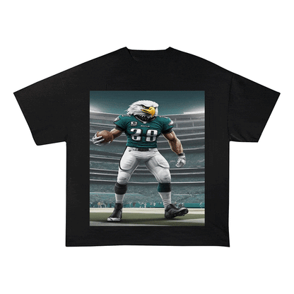 EAGLES HEAVY WEIGHT COTTON TEE-8800