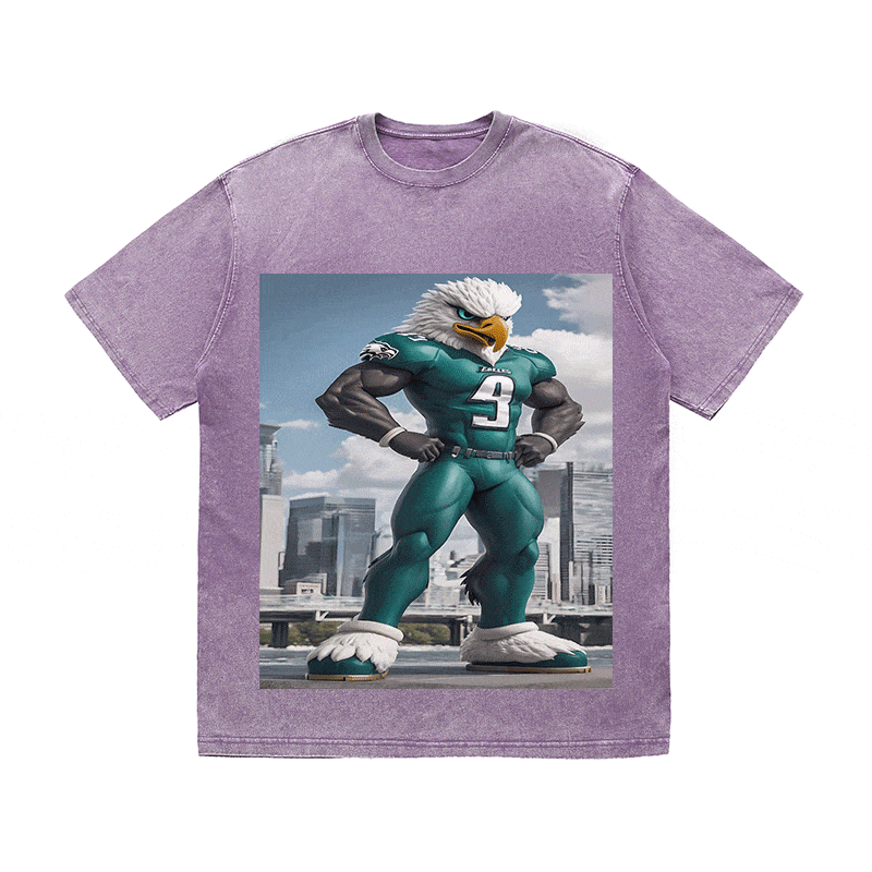 EAGLES HEAVY WEIGHT COTTON TEE-8801