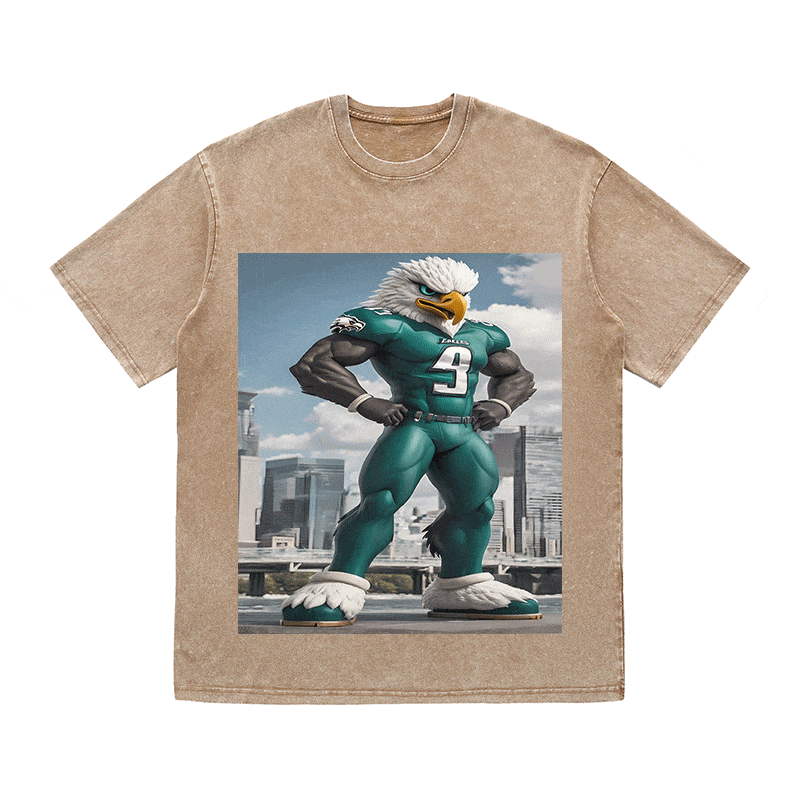 EAGLES HEAVY WEIGHT COTTON TEE-8801