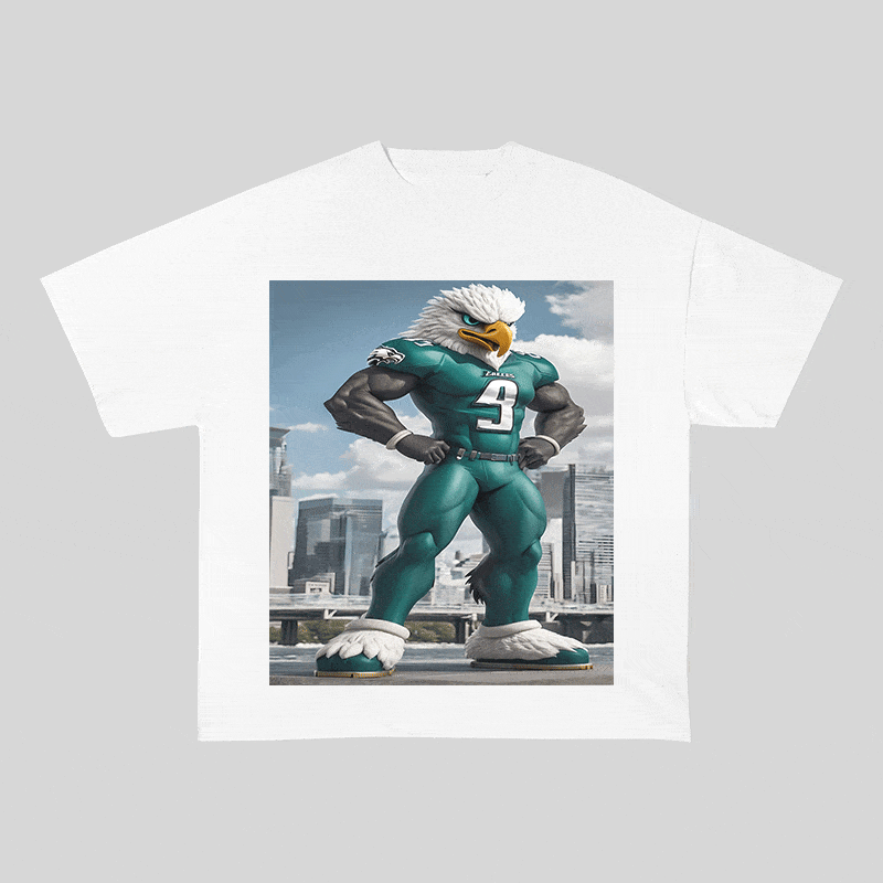 EAGLES HEAVY WEIGHT COTTON TEE-8801