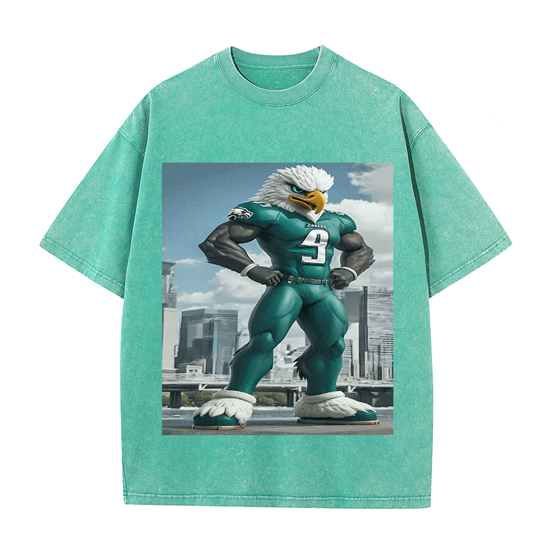 EAGLES HEAVY WEIGHT COTTON TEE-8801