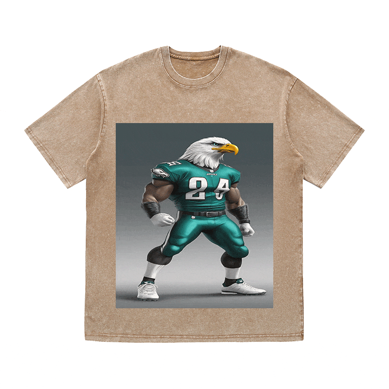 EAGLES HEAVY WEIGHT COTTON TEE-8802