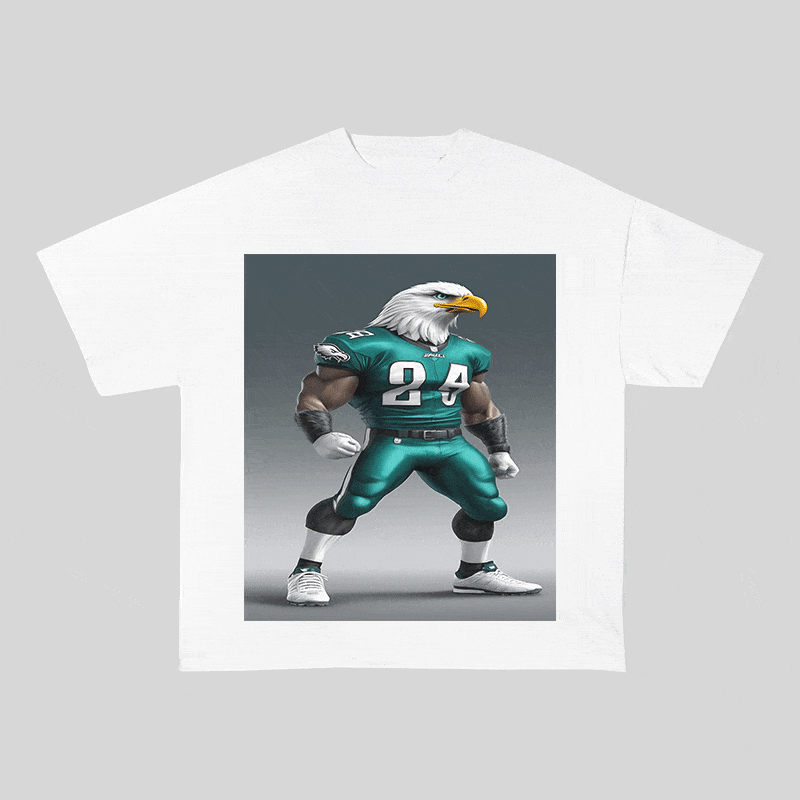 EAGLES HEAVY WEIGHT COTTON TEE-8802