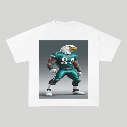 EAGLES HEAVY WEIGHT COTTON TEE-8802