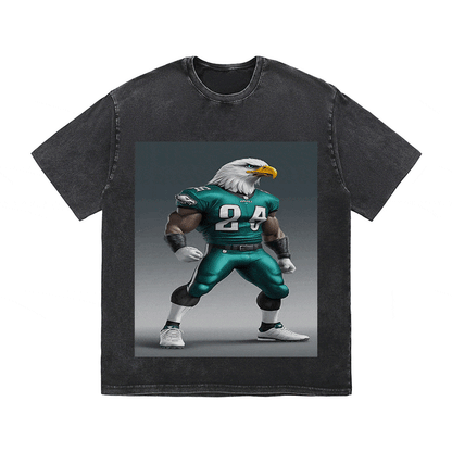 EAGLES HEAVY WEIGHT COTTON TEE-8802