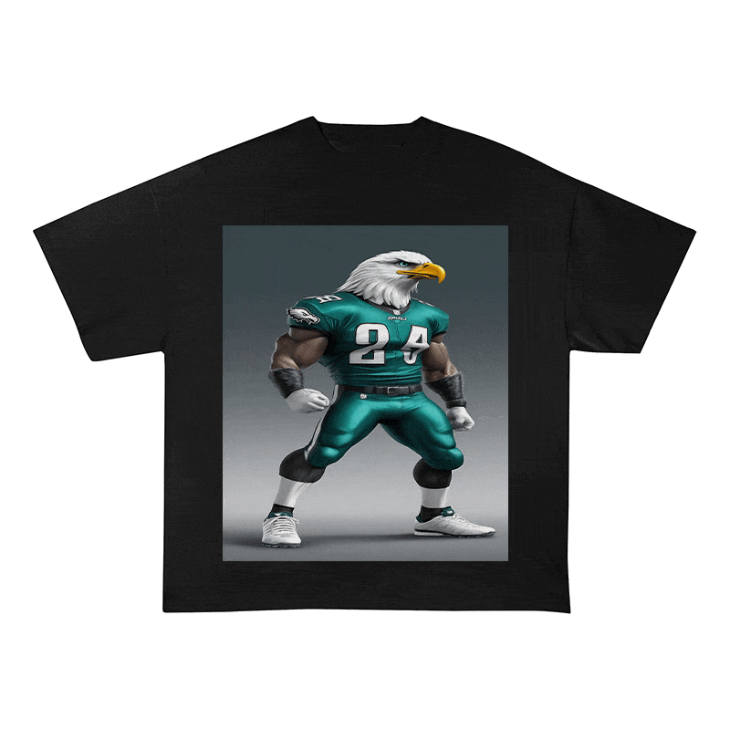 EAGLES HEAVY WEIGHT COTTON TEE-8802