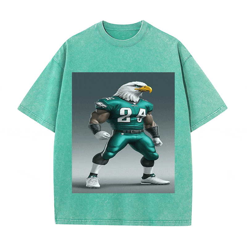 EAGLES HEAVY WEIGHT COTTON TEE-8802
