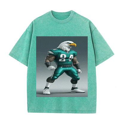 EAGLES HEAVY WEIGHT COTTON TEE-8802