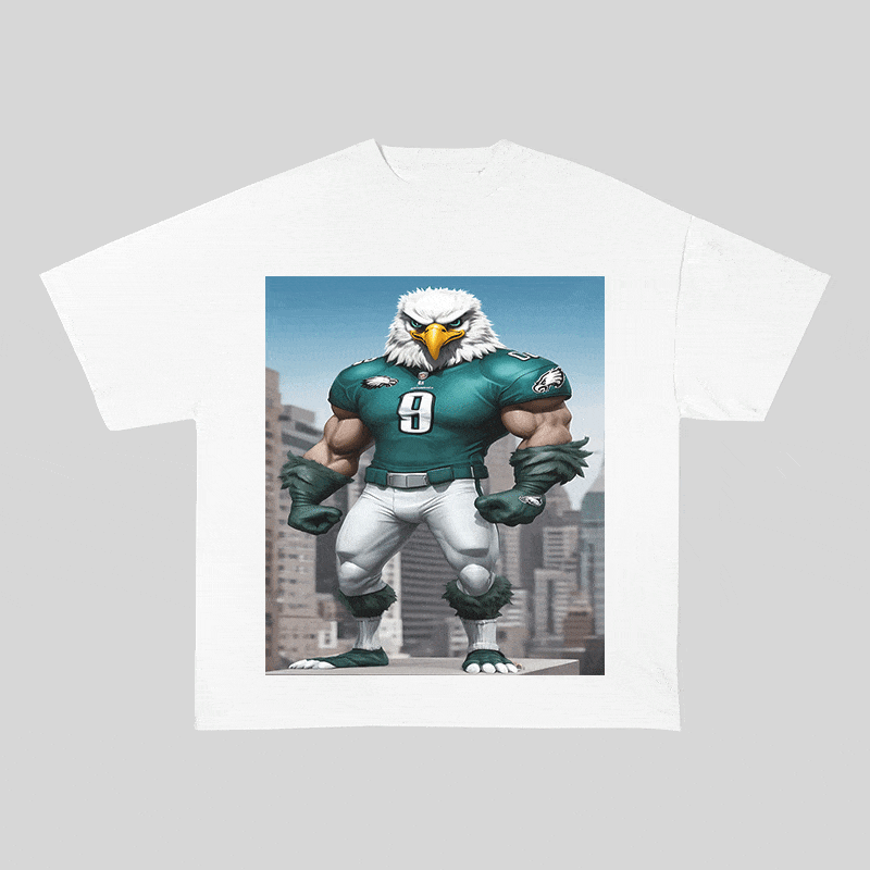 EAGLES HEAVY WEIGHT COTTON TEE-8803