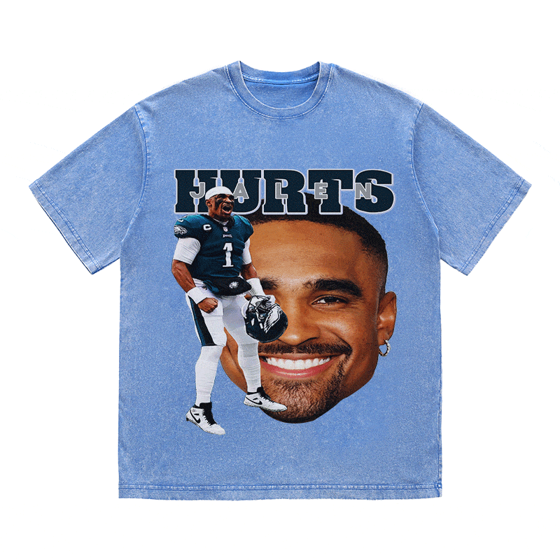 EAGLES HEAVY WEIGHT COTTON TEE-9066