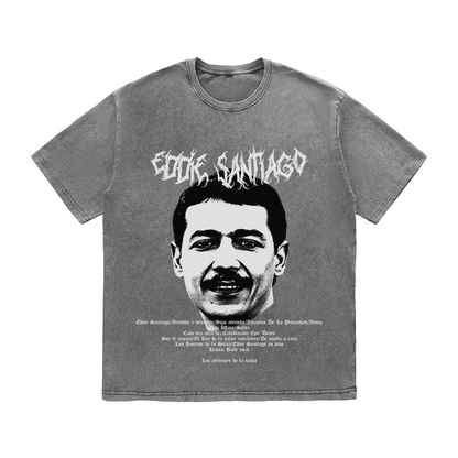 RDMCLOTHINGART tapestry hoodie EDDIE SANTIAGO HEAVY WEIGHT COTTON TEE-8930