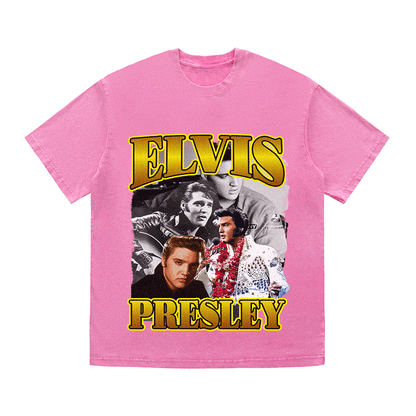 ELVIS HEAVY WEIGHT COTTON TEE-9124
