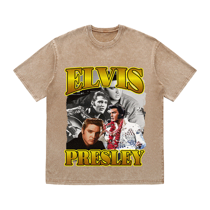 ELVIS HEAVY WEIGHT COTTON TEE-9124
