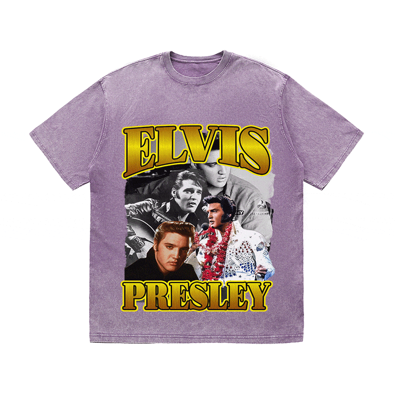 ELVIS HEAVY WEIGHT COTTON TEE-9124