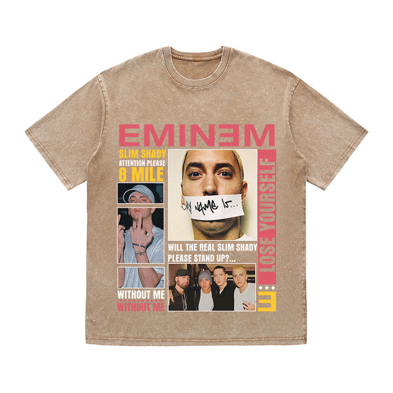 RDMCLOTHINGART tapestry hoodie EMINEM HEAVY WEIGHT COTTON TEE-8996