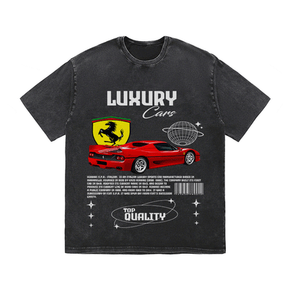 FERRARI HEAVY WEIGHT COTTON TEE-9094