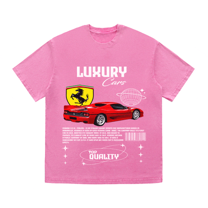 FERRARI HEAVY WEIGHT COTTON TEE-9094