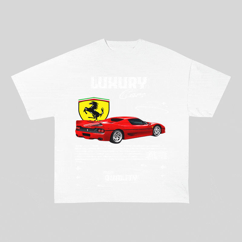 FERRARI HEAVY WEIGHT COTTON TEE-9094