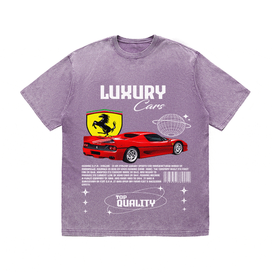 FERRARI HEAVY WEIGHT COTTON TEE-9094